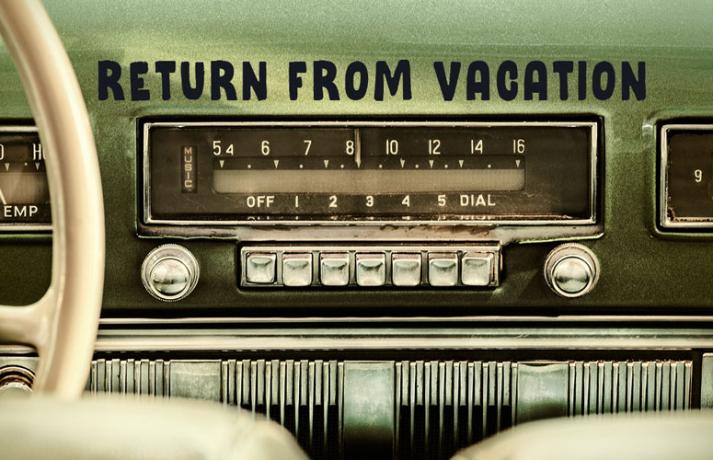 LISTENING STATION: A smooth return from vacation